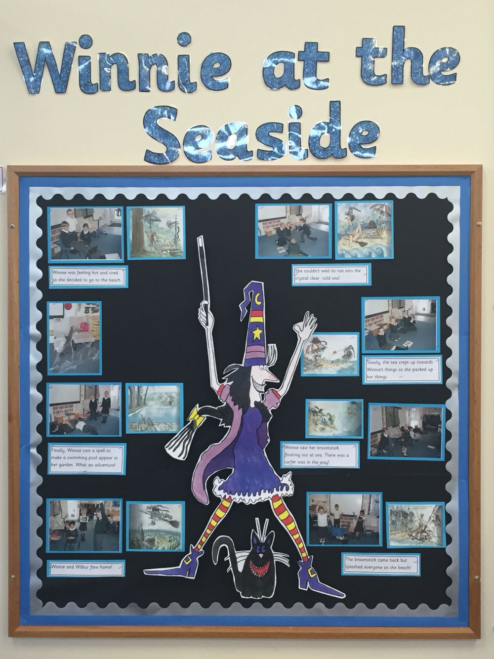 Winnie the Witch display Classroom displays, Pre school, Winnie