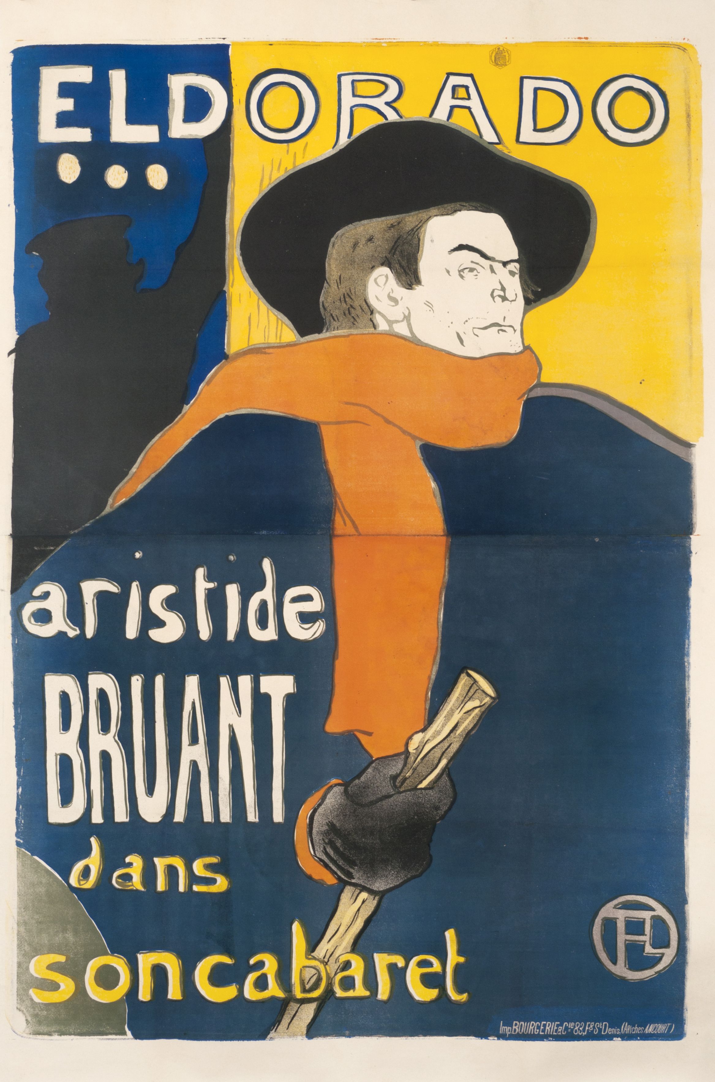Toulouse Lautrec Henri Aristide Bruant Dans Son Cabaret 1894 Henri De Toulouse Lautrec Toulouse Lautrec Art Nouveau Poster