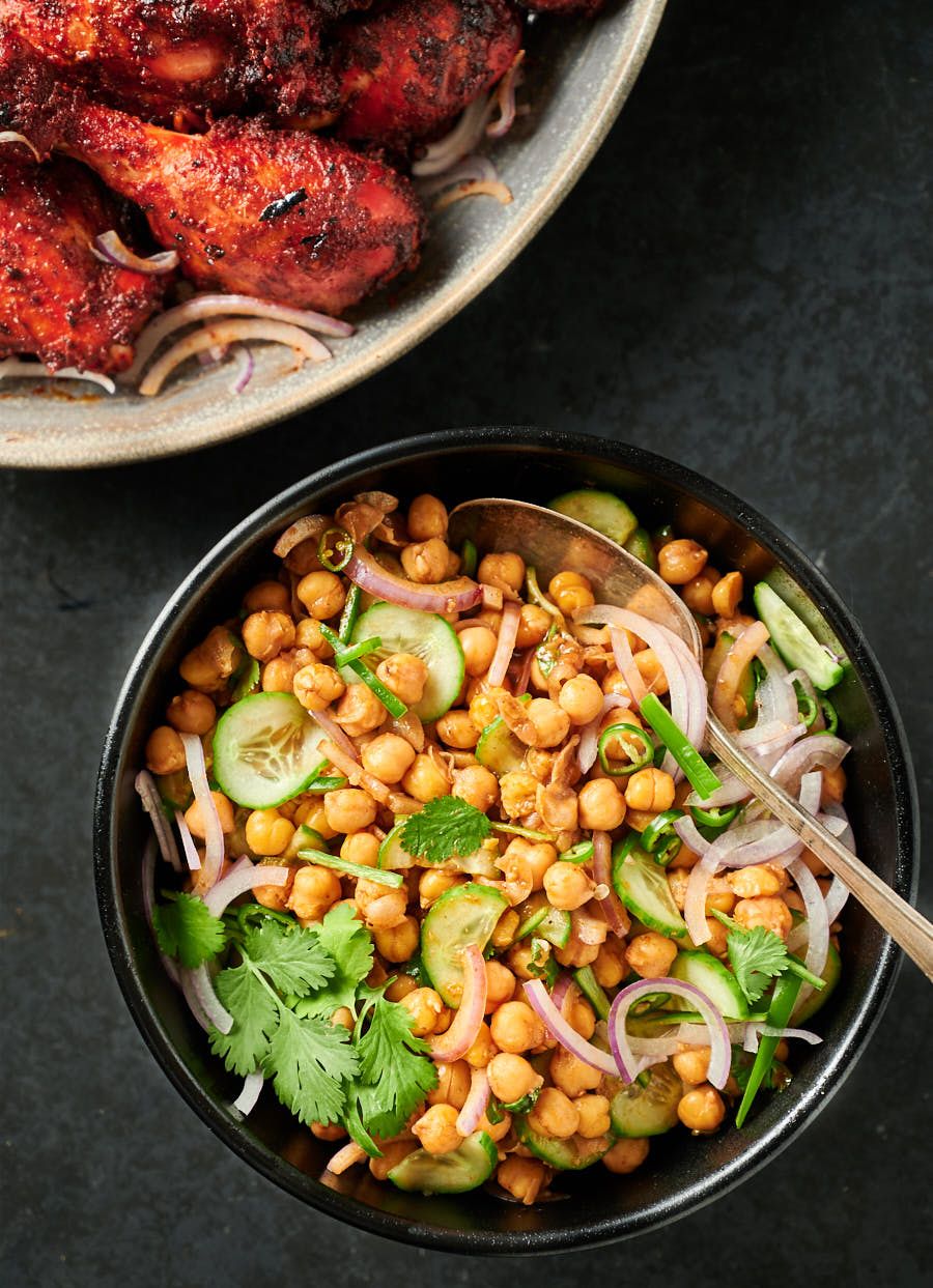 chana chaat - indian chickpea salad - glebe kitchen Indian Salads ...