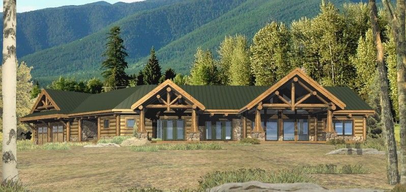 Dunn Ridge - Log Homes, Cabins and Log Home Floor Plans - Wisconsin Log Homes