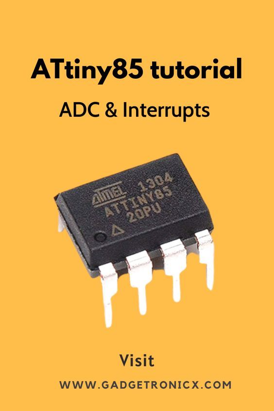 ATtiny85 ADC tutorial with interrupts