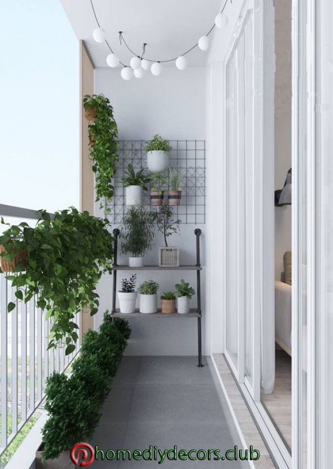 44 COMFORTABLE HOME BALCONY DEKORATION DESIGN UND | Small balcony garden, Small ...