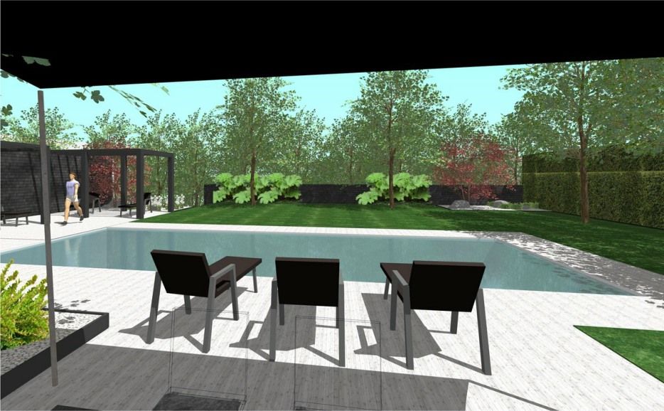 Plan 3d Jardin Piscine
