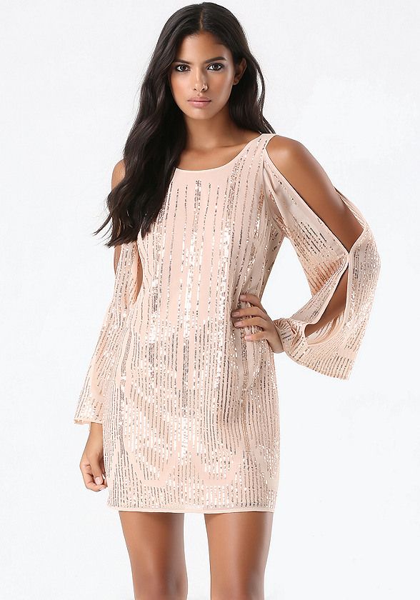 Bebe Sequin Dress