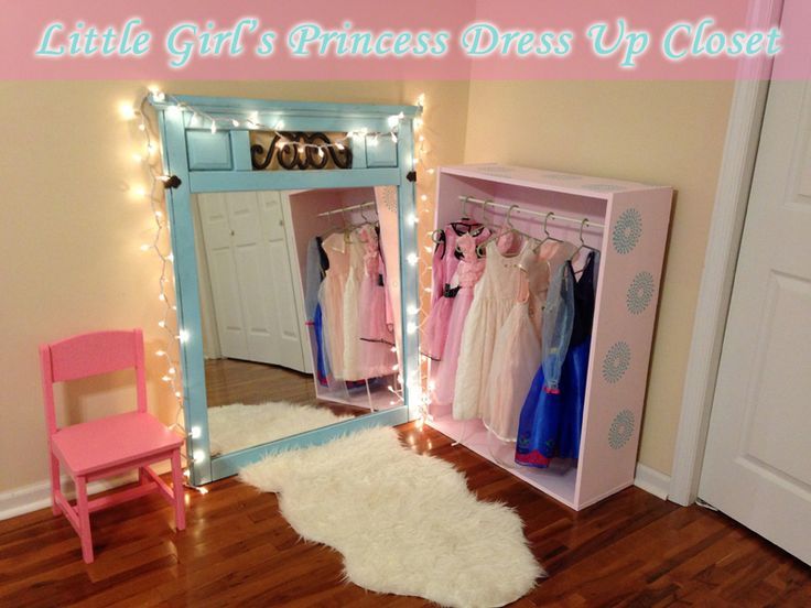 Diy Little S Princess Dress Up Closet Wood Furniture Diy Little รข S Princess Dress Up Closet