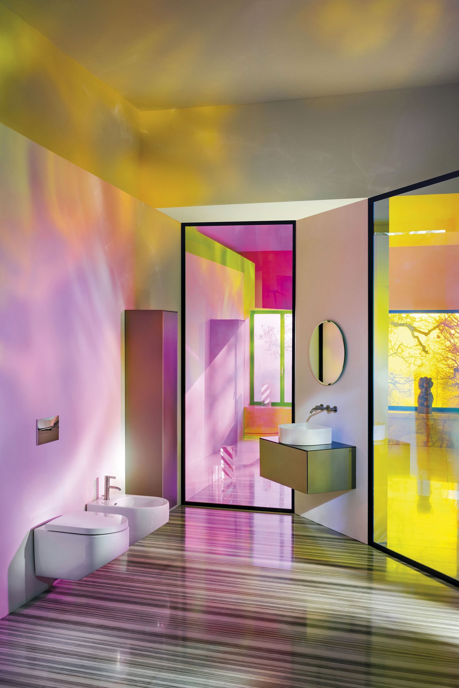 25 Ideas Para Decorar Ba os De Colores Muy Modernos Y Llenos De 25-ideas-para-decorar-ba-os-de-colores-muy-modernos-y-llenos-de