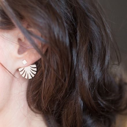 boucles d'oreilles pendantes devant et derriere boucles d'oreilles pendantes devant et derriere