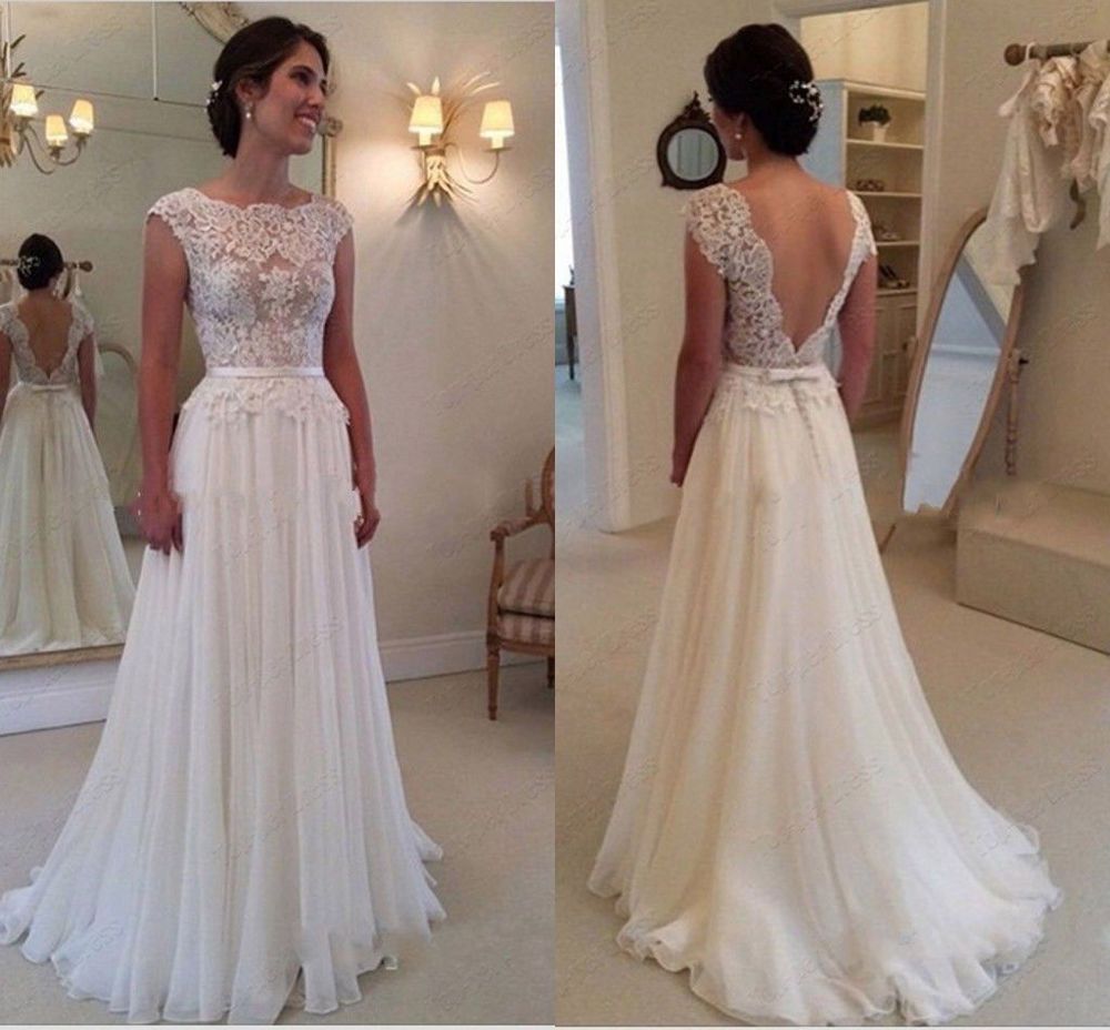 11 Spitze weiß Elfenbein Hochzeitskleid Brautkleid Brautkleider 11 Spitze weiß Elfenbein Hochzeitskleid Brautkleid Brautkleider