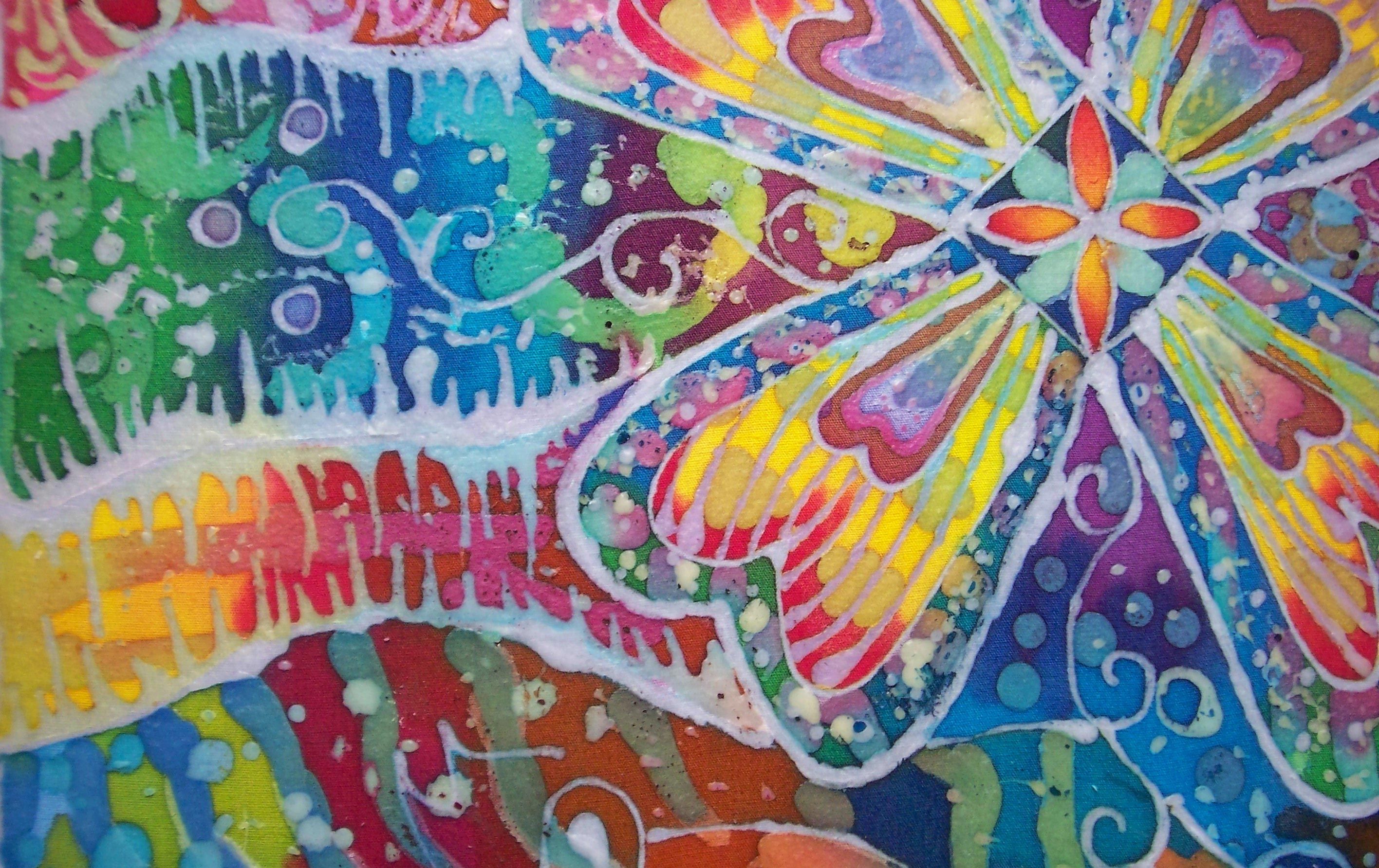 Hot batik - original idea for silk scarves Hot batik - original idea for silk scarves