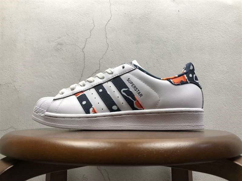 Cheapest And Newest Unisex Adidas Originals Superstar Ii White Blanc Blue Red S32250 Youth Big Boys Sneakers Adidas Originals Superstar Sneakers Boys Sneakers