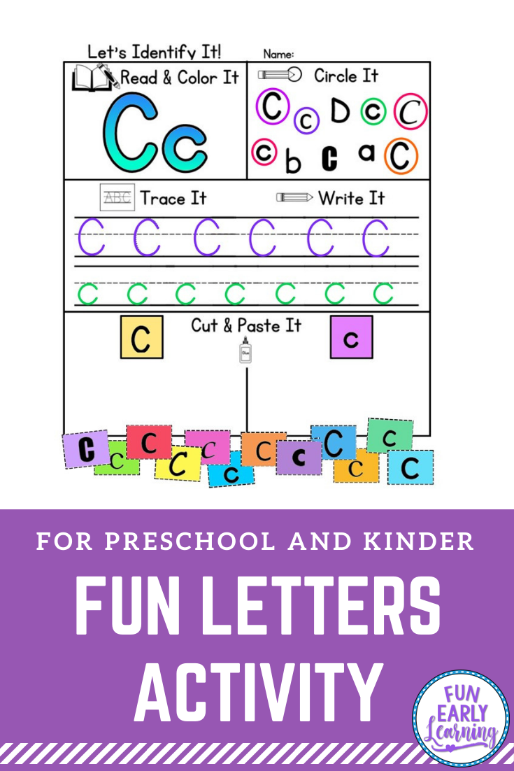 lets identify it letter recognition activities for