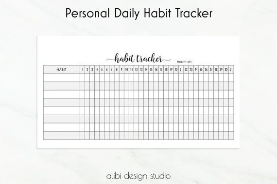 daily goal tracker