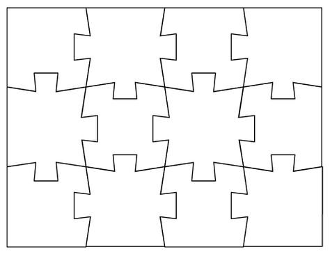 blank puzzles to print has other sizes too this one is 12 pieces