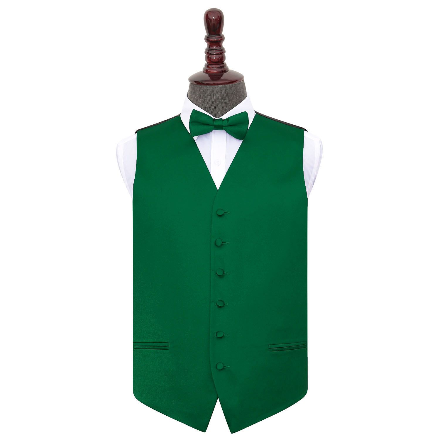 DQT Boys Plain Satin Formal Wedding Tuxedo Waistcoat