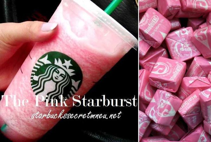 Starbucks Pink Starburst Frappuccino #starbuckssecretmenudrinksfrappuccino