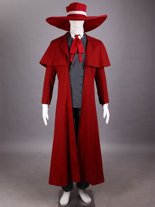 Hellsing Alucard Cosplay Costume Set Vampire Hunter Kostüm Herushingu Anzug