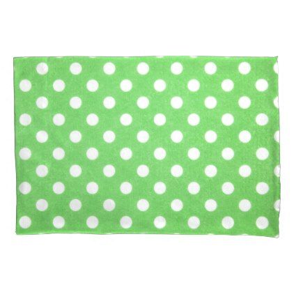 Polka Dot Pillowcases Inspiration Green Polka Dots Pillowcase Pillowcases Pillowcase Home Bed Polka Dot Pillowcases Inspiration Green Polka Dots Pillowcase Pillowcases Pillowcase Home Bed
