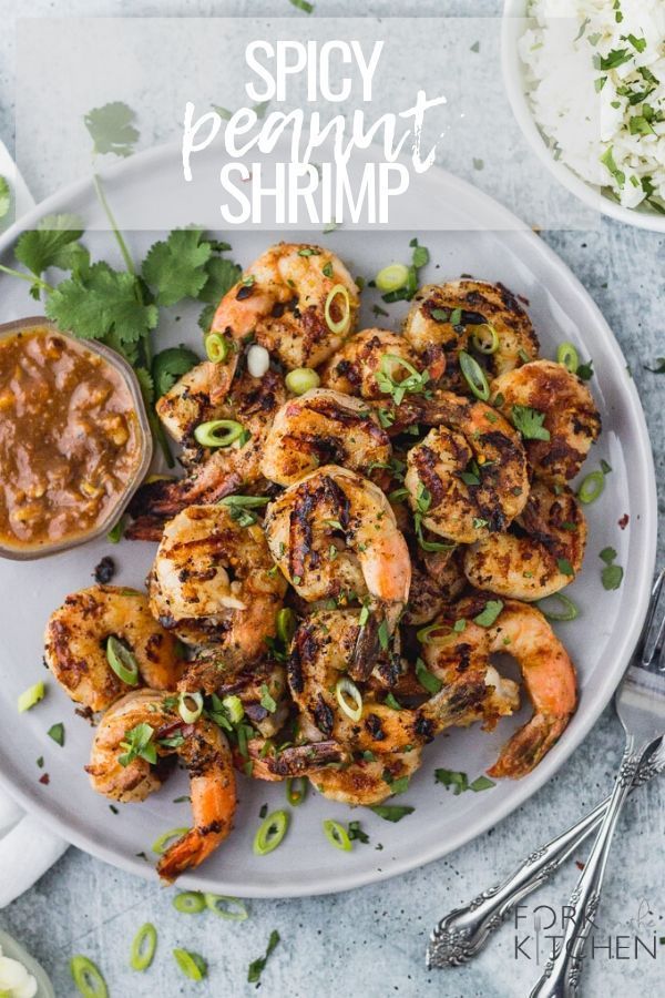 West African Spicy Peanut Shrimp | Easy Appetizer! | Fork in the Kitchen
