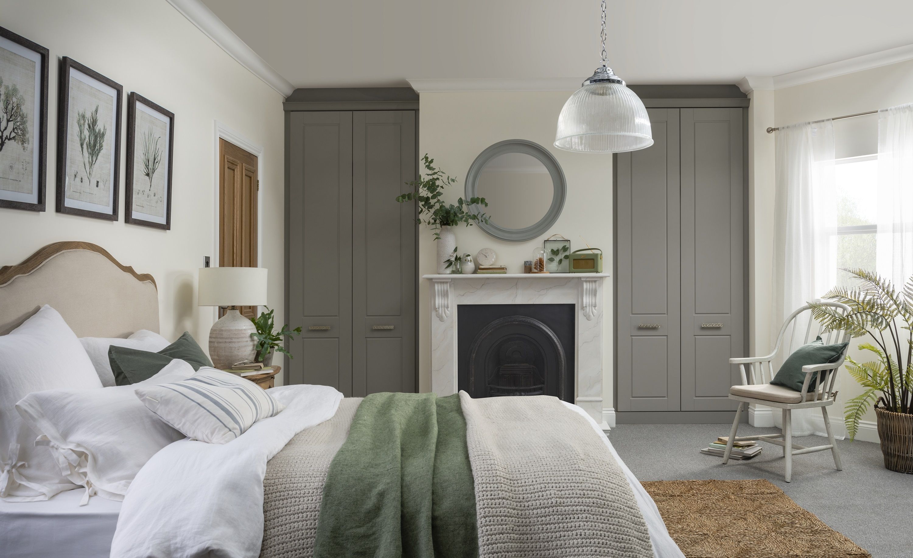 My Fitted Bedroom Sophia Dust Grey with super height doors. Grey