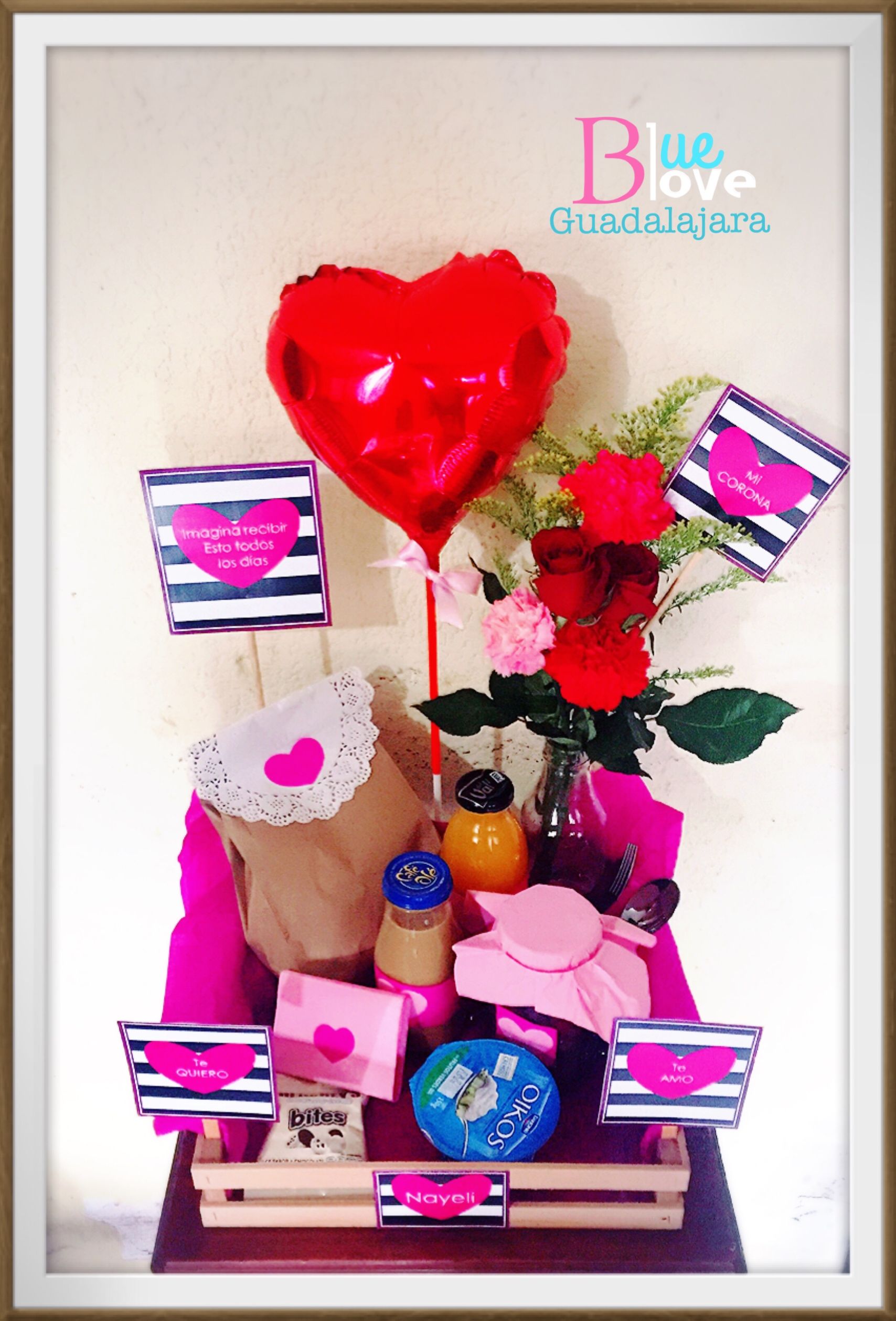 Desayunos Sorpresa Personalizado Entregamos A Domicilio Blueloveguadalajara Guadalajara Zapopan Cestas De Regalo Ramo De Golosinas Canasta De Desayuno