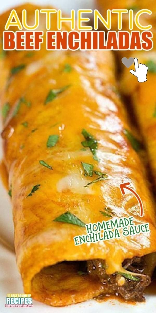 Authentic Mexican Beef Enchiladas with Homemade Sa Authentic Mexican Beef Enchiladas with Homemade Sa