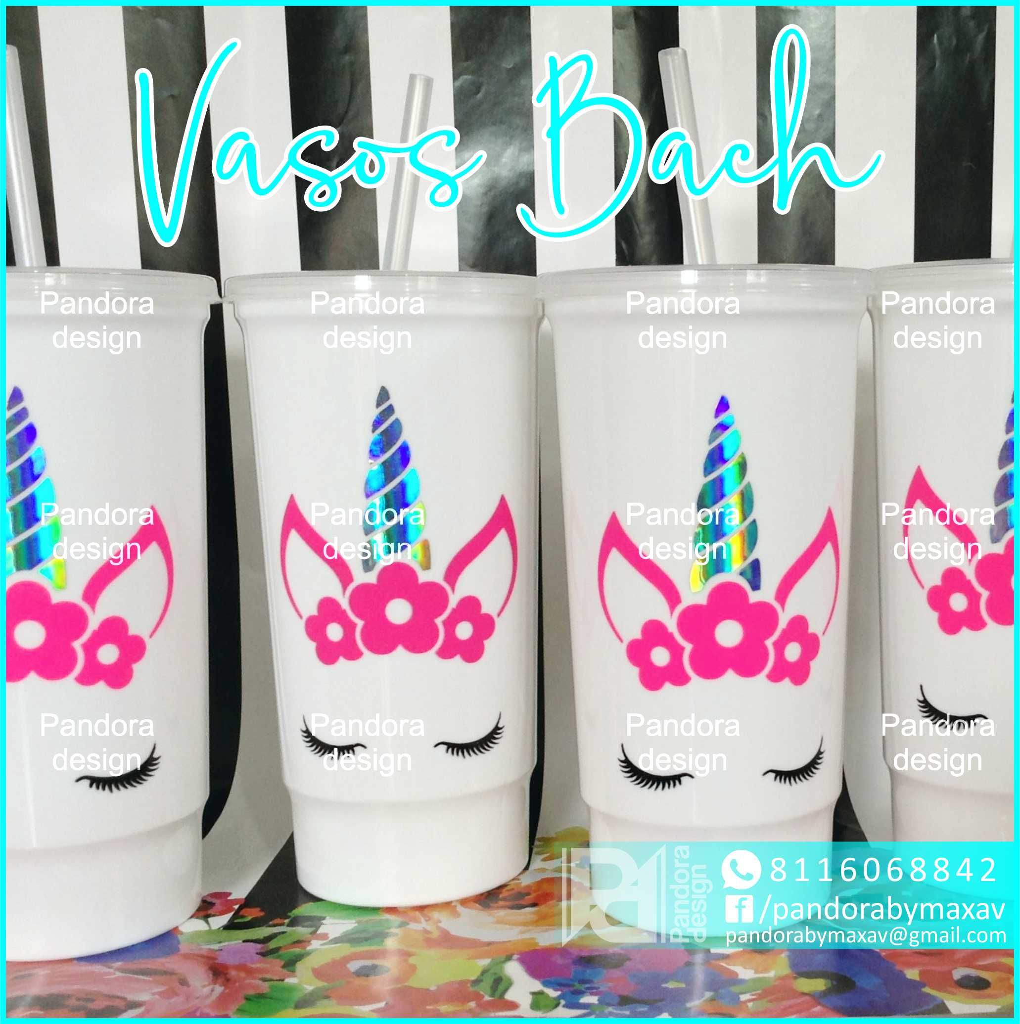 Vasos Personalizados Para Fiesta Temática Unicornio Pandora Vase Mugs Tableware Ideas