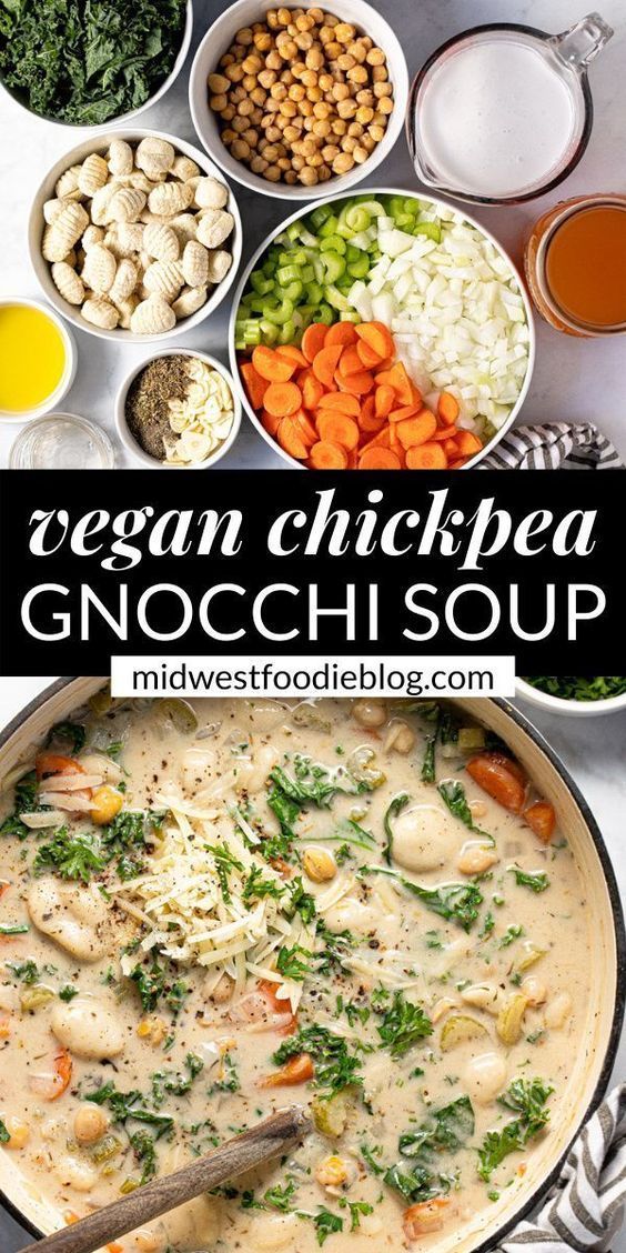 Tasty Vegetarian Recipes, Vegan Soups, Vegan Dinner Recipes, Vegan Dishes, Veggie Recipes, Whole Food Recipes, Healthy Recipes, Vegan Meals, Vegan Stew