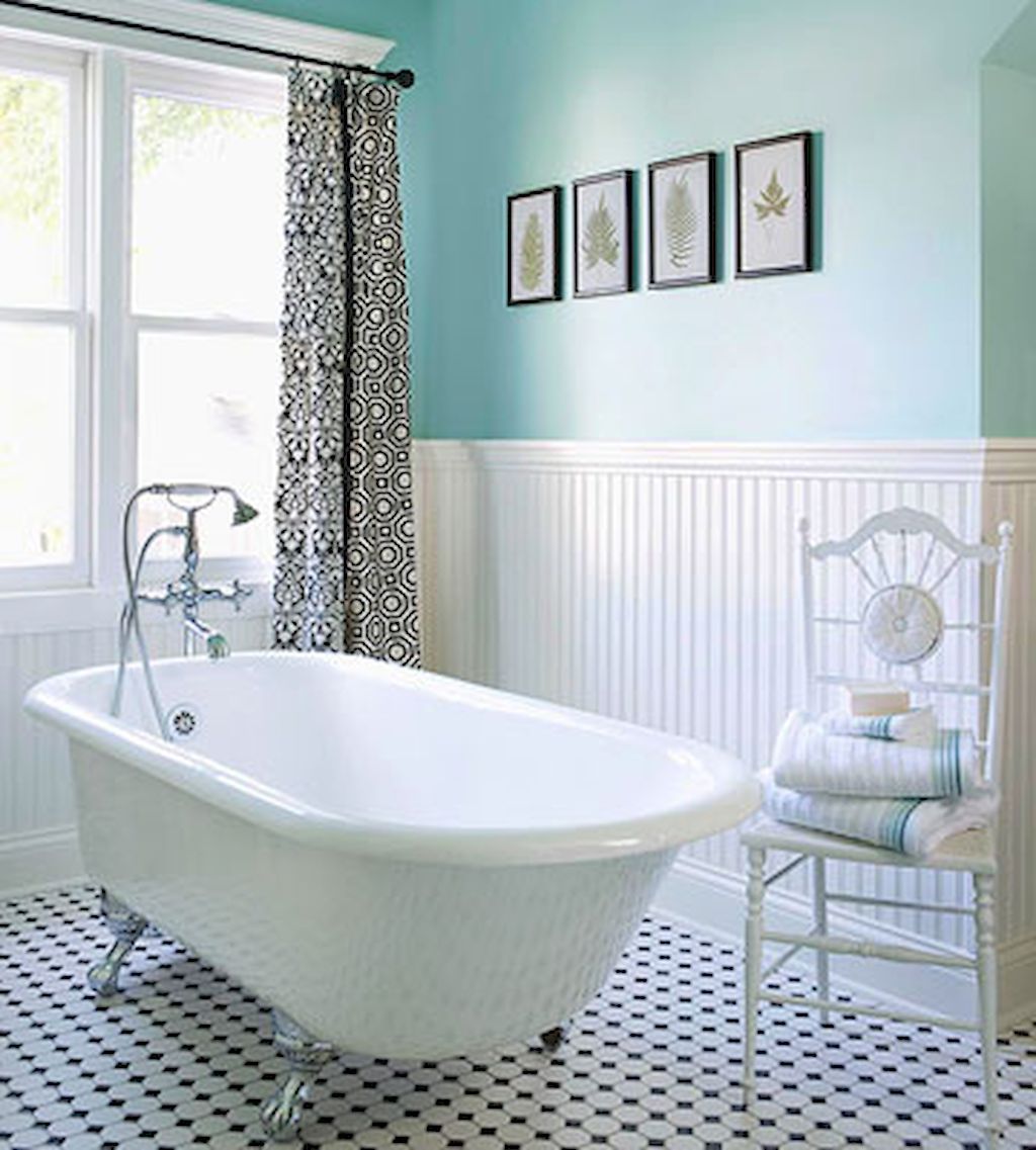 Black And White Victorian Bathroom Ideas Part - 42: 25 Black And White Victorian Bathroom Tiles Ideas And Pictures