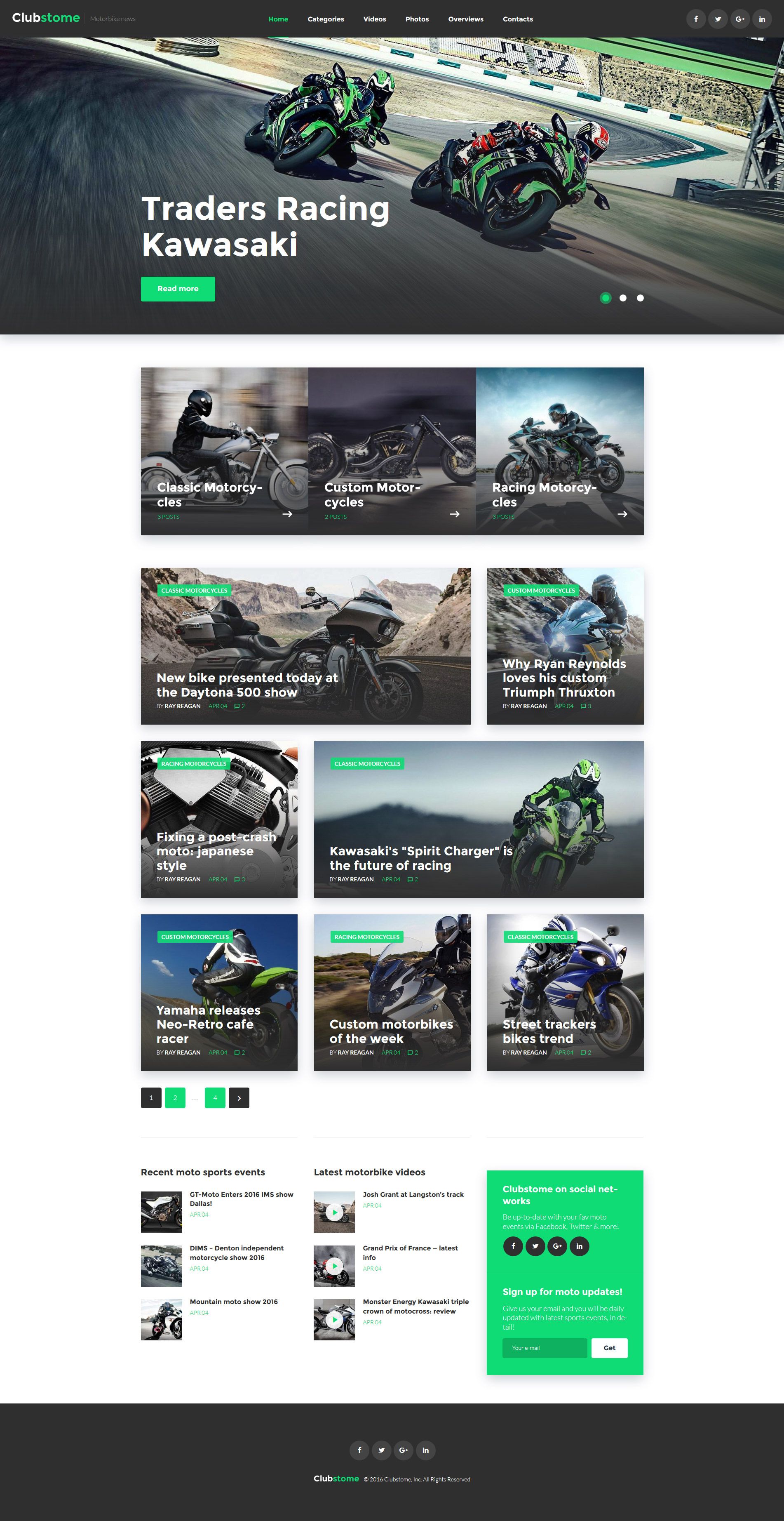 wordpress sport themes