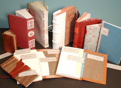 the iowa book works historical bookbindings set of ten prototypes