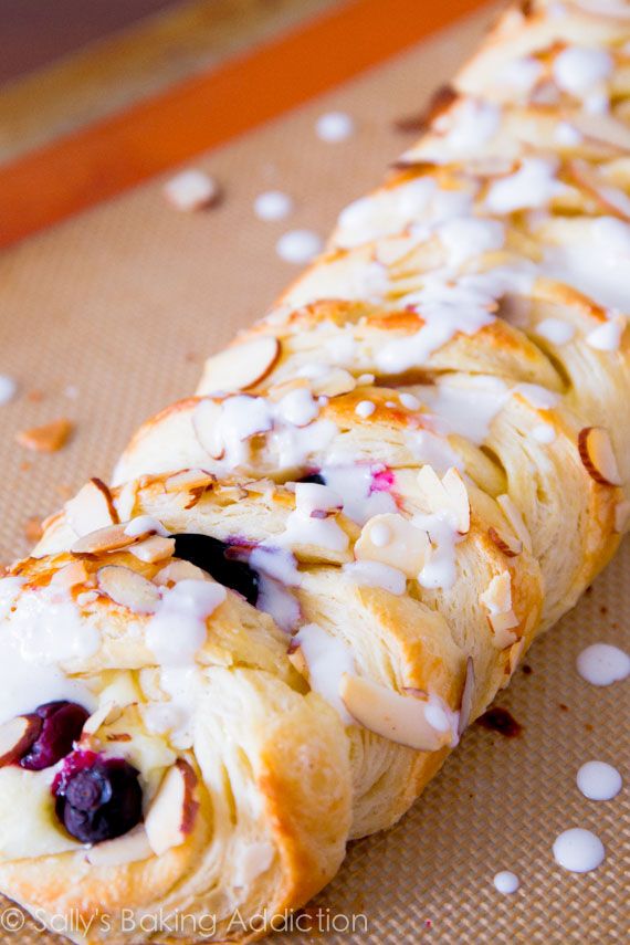 Blueberries 'n Cream Danish Braid create a flaky Blueberries 'n Cream Danish Braid create a flaky