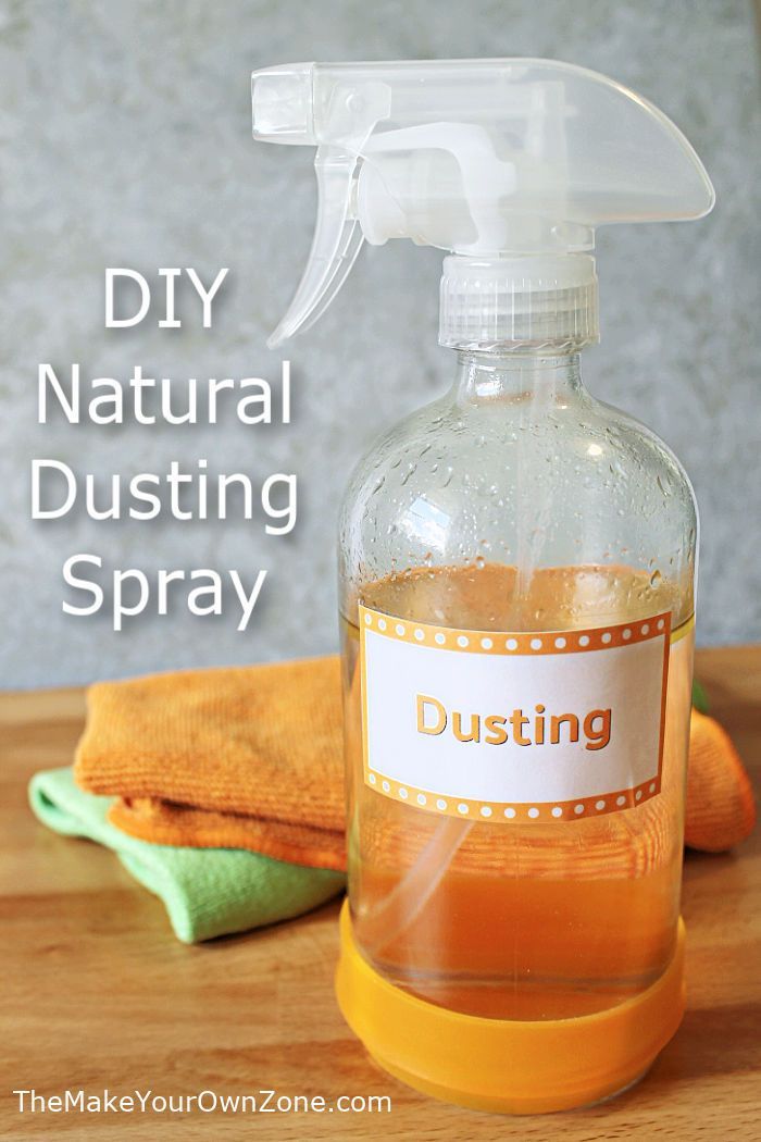 Homemade Dusting Spray Dusting spray, Diy furniture dusting spray