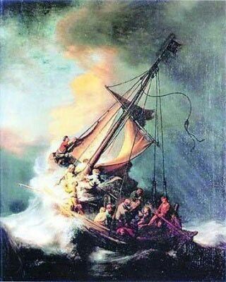 La Tormenta En El Mar De Galilea De Rembrandt Rembrandt Rembrandt Van Rijn Rijn