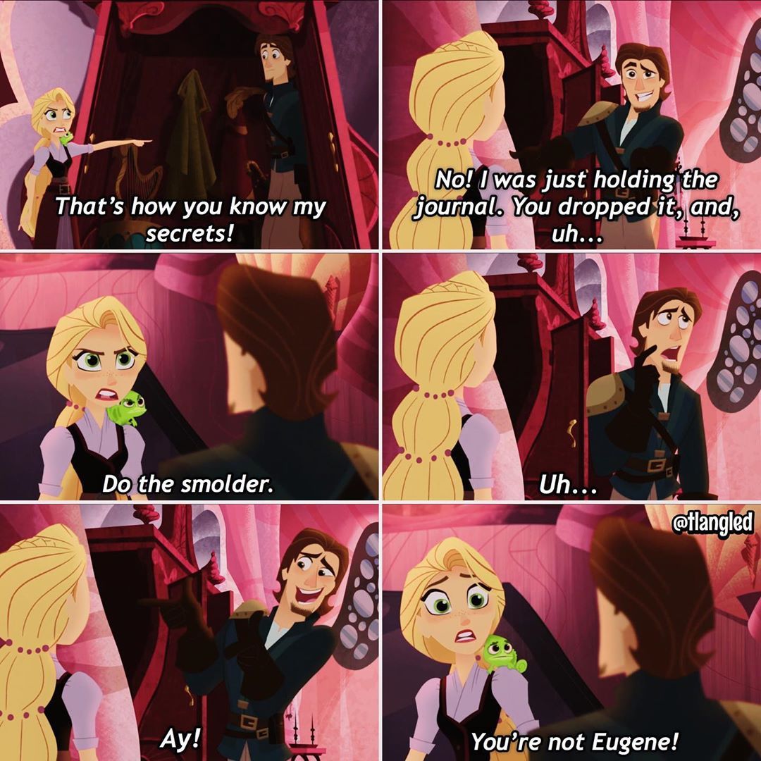 Pin by Lauren McCarthy on Tangled the Series | Disney memes, Funny ...