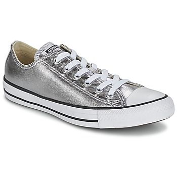 converse argent basse