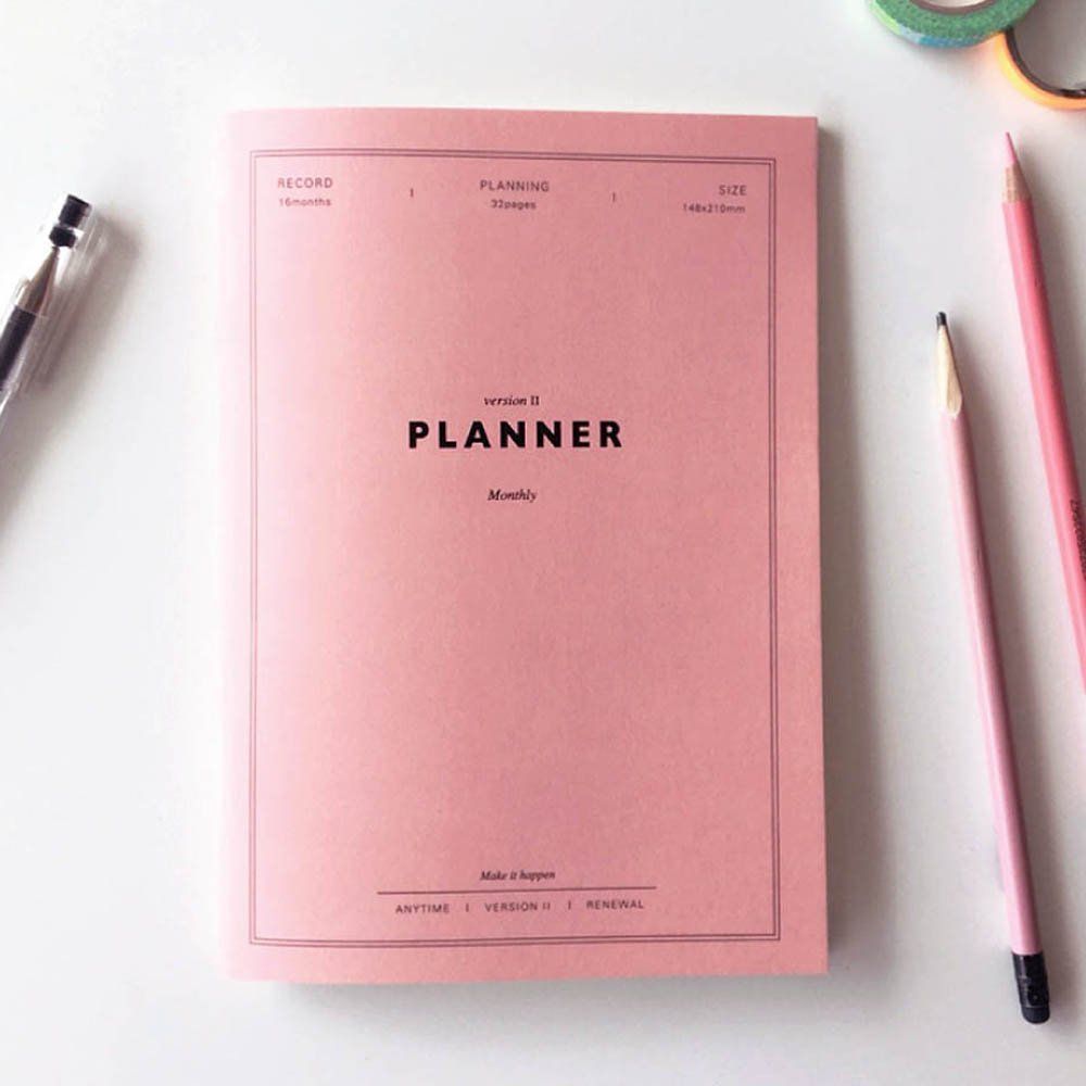 amazon com anytime monthly planner undated planner scheduler scheduler organizer