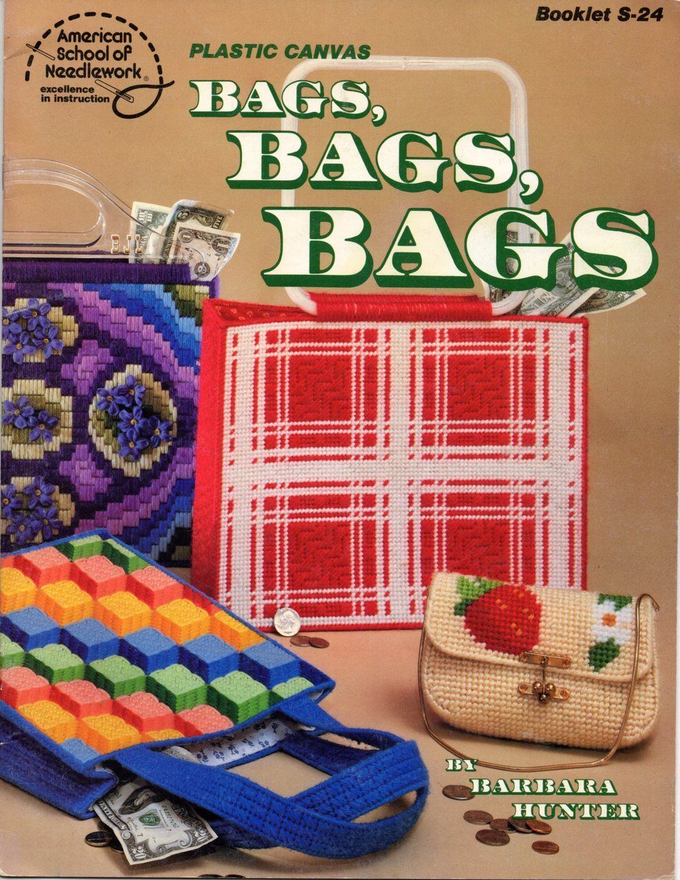Plastic Canvas Bags Pattern Book Easy To Make Handbags Plastic Canvas Bags Pattern Book Easy To Make Handbags Purses