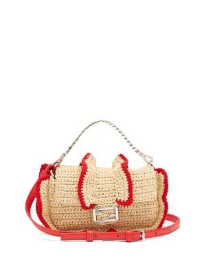 Micro Baguette Raffia Cross Body Bag Fendi Matchesfashion Com Uk Micro Baguette Raffia Cross Body Bag Fendi Matchesfashion Com Uk