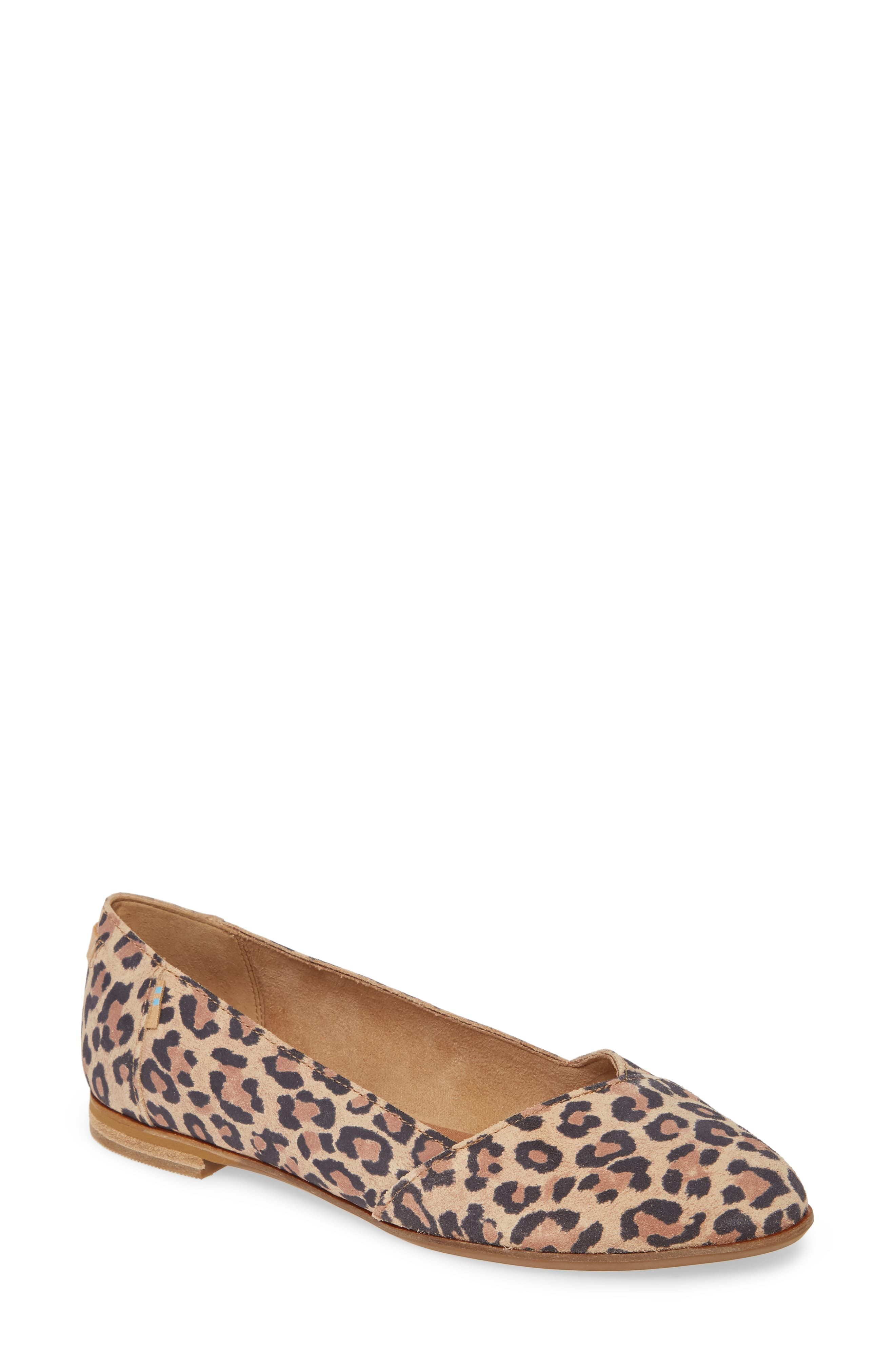 toms julie suede perforated flat