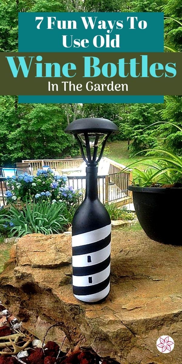 Re-purpose Your Used Wine Bottles As Garden Art With These 7 Great Ideas… You may have some old wine bottles around your home from a memorable holiday family get-together or maybe a wedding. Why not keep those memories alive in a new fashion by up-cycling those bottles?
#WineBottleDIY #WineBottleDecor #GardenIdeas #LandscapeDesign Old Wine Bottles, Wine Bottle Art, Wine Bottle Diy Crafts, Bottles And Jars, Glass Bottles, Wine Bottle Garden, Decorative Wine Bottles, Wine Bottle Decorations, Wine Bottle Outdoor