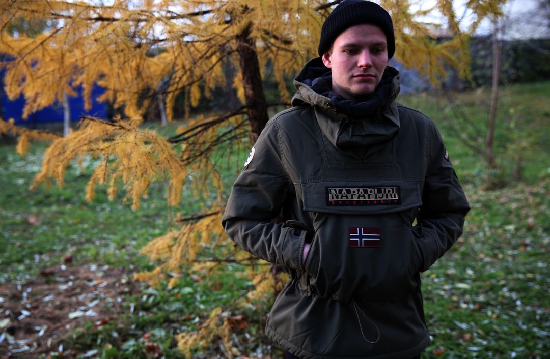 Veste suedine verte Veste suedine verte