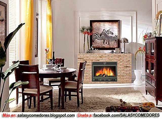 DECORACIÓN DE COMEDOR CON CHIMENEA | CHIMENEAS | Pinterest ... DECORACIÓN DE COMEDOR CON CHIMENEA | CHIMENEAS | Pinterest ...