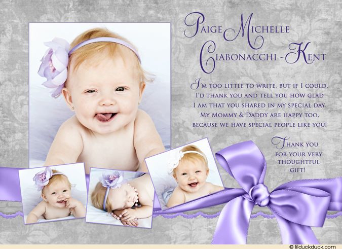 christening thank you wording baptism celebration thank baby girl birth announcement wording