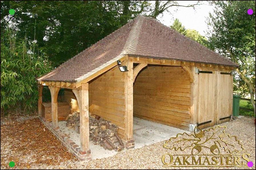 Richoak four bay carport designed and