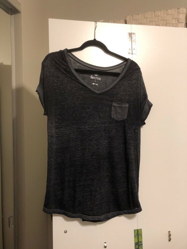 Blouse Tunic Boho - Sz Polyester Womens Black ... L NWT Decree Polyester - Blouse L Womens Decree Boho ... Black NWT Tunic Sz