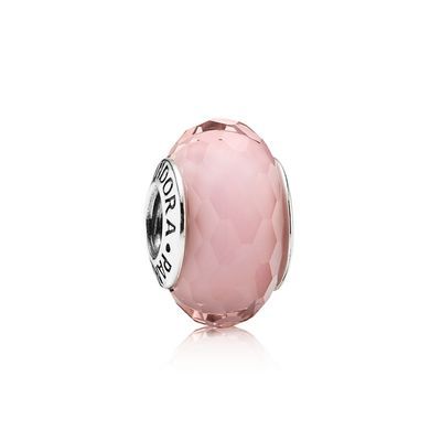 pandora charm - verre de murano facetté blanc 791070 pandora charm - verre de murano facetté blanc 791070