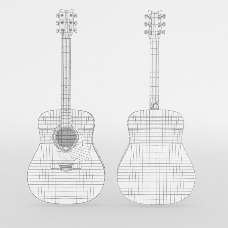 How To Draw An Acoustic Guitar Guitar Drawing Guitar Painting Guitar Art