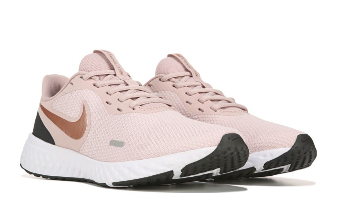 Nike Revolution 5 Running Shoe Pink Gold Pink Running Shoes Nike Women Wide Running Shoes