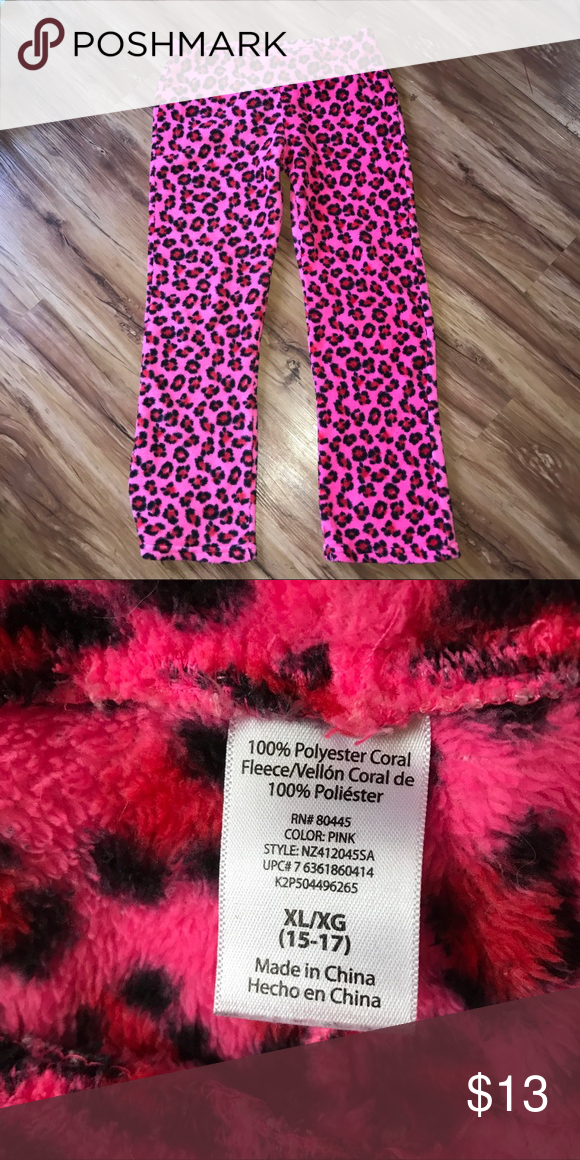 fuzzy pj pants