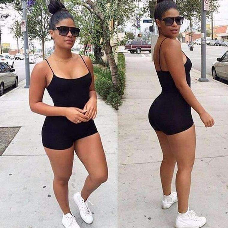 One piece Fitted Short Combinaison Femme